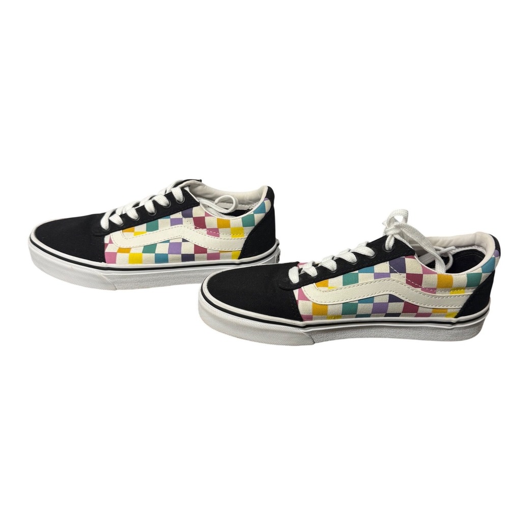 Vans Ward Low Top Sneakers Checkerboard Pastel Women's 6.5